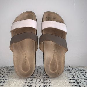 Loeffler Randall Paz leather slides